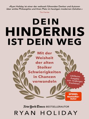 cover image of Dein Hindernis ist Dein Weg – Jubiläumsausgabe